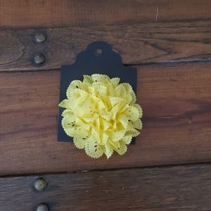 New yellow lace hair accessorie.